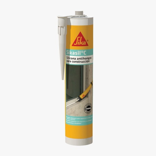 Sellador De Silicona Sikasil C - - 280cc Color Blanco