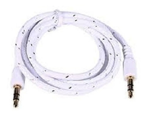 Imagen 1 de 2 de Cable Audio Auxiliar 3.5mm Acordonado Longitud 1mt Colores