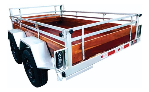 Carretinha Trucada 1,40x2,20m Com Cesta , Nova