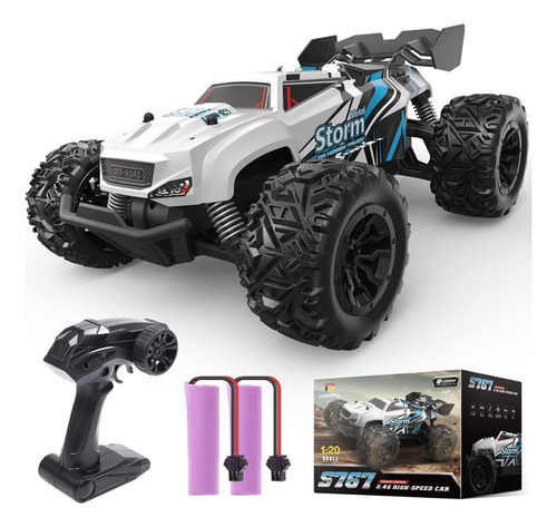 Auto Control Remoto Deerc Camión Monstruo 2.4ghz 2 Bateria