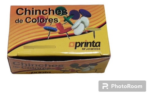 Chinches De Colores Printa 2 Cajas 100 Unid 
