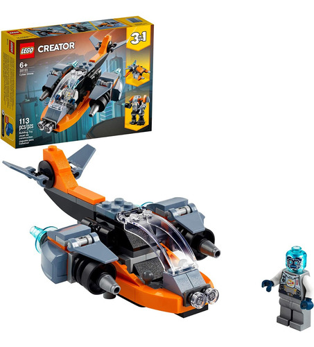 Bloques Lego Creator 3 En 1: Ciberdrón- Everkid