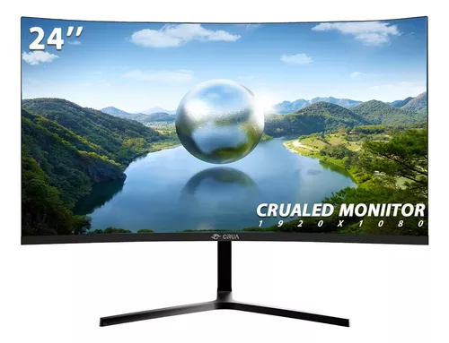  CRUA Monitor curvo para juegos de 24 pulgadas 144 hz