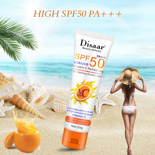 Protector Solar Spf 50, Refrescante Protector Solar Facial N