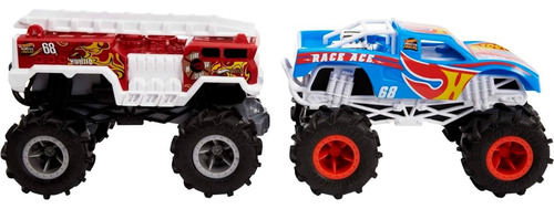 Hot Wheels 2 Camiones Monster Truck Original Control Remoto