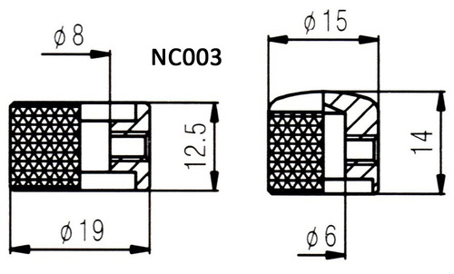 Perilla Concentrica Sambong Nc003c Nc003 Juego Cromada