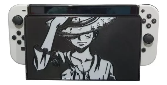 Carcasa Case Cover Dock Nintendo Switch Oled One Piece Luffy