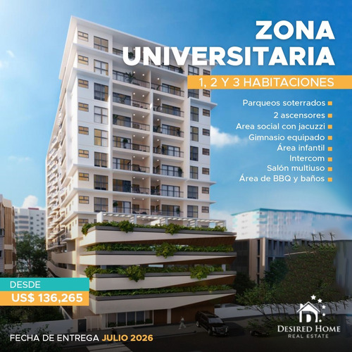 Apartamentos De Venta Ubicados En La Zona Universitaria, Distrito Nacional