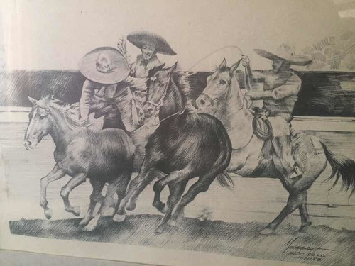 Dibujo Lápiz Charreria (Usado)