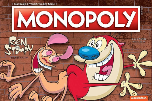 Usaopoly Monopoly: Ren Y Stimpy Board Game