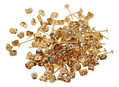 De 200 Y Respaldos Para Pendientes De Hierro De 4 Mm,