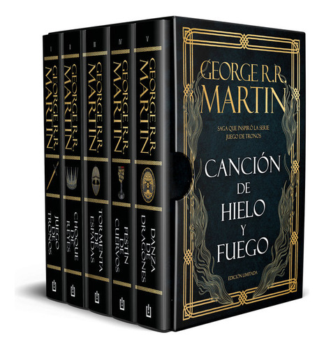 Estuche Cancion De Hielo Y Fuego (edicion Limitada), De R.r. Martin, George. Editorial Debolsillo En Español, 2024