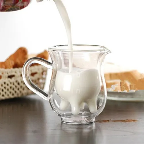 Taza Vaca Teta Ubre De Vidrio 250 Ml Ideal Regalos