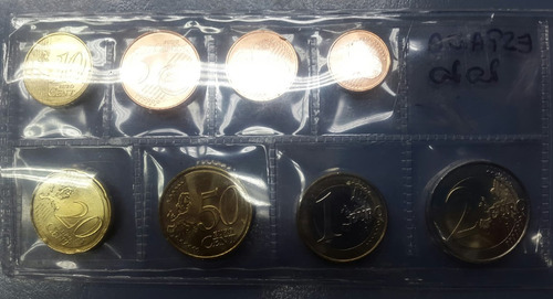 Serie De 8 Monedas De Euros De España Año 2020 Sin Circular