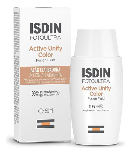 Fotoultra Active Unify Fusion Fluid Color Isdin Fps 99 50ml