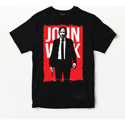 Remera John Wick (negra:) Ideas Mvd