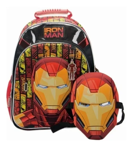 Mochila Ironman De Espalda Con Mascara 16 PuLG Sp162 Cresko