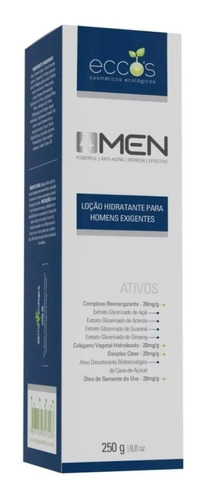 Loção Hidratante Para Homens 250g 4men Eccos