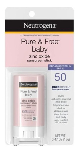 Protetor Solar Neutrogena Infantil Pure&free Baby Fps50 Eua