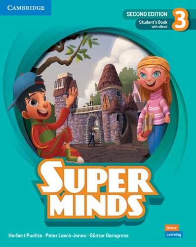 Book : Super Minds Level 3 Students Book With British...