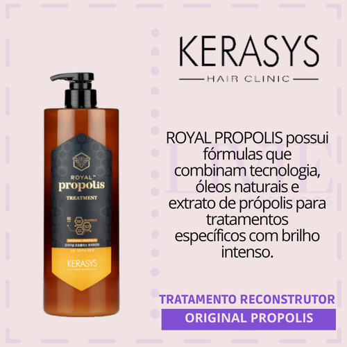 Kerasys Propolis Shampoo+tratamento 1l