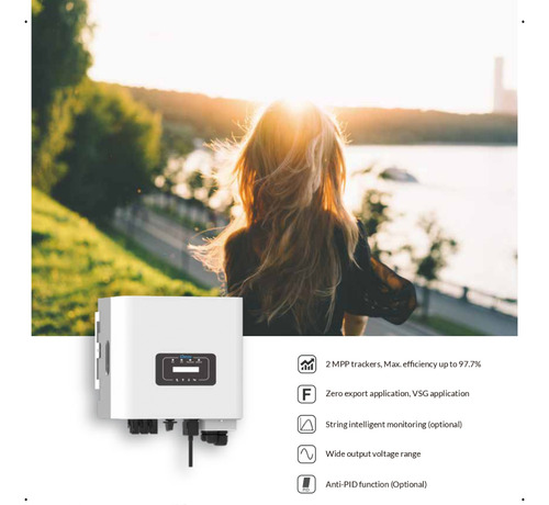 Inversor Solar On Grid Deye Sun-8kw-220v C/wifi Integrado