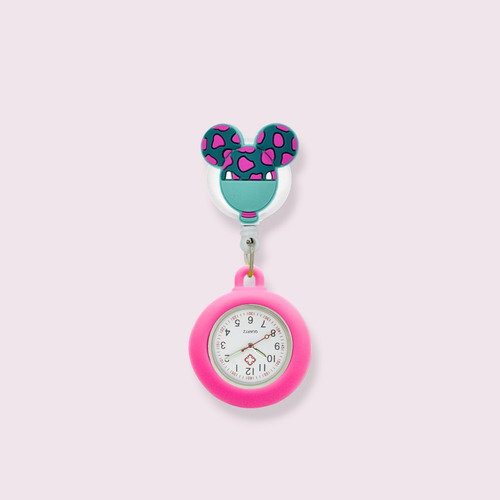 Reloj Retractil Enfermería Disney 
