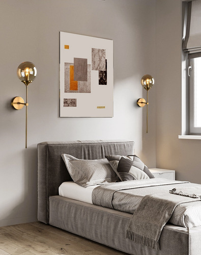 Lámparas Pared Bola De Cristal De Estilo Nórdico