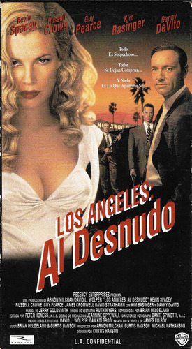 Los Ángeles Al Desnudo Vhs Original Nuevo Kim Basinger