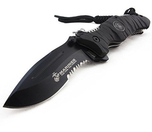 Cuchillo Plegable De Apertura Asistida Usmc Marines Reaper