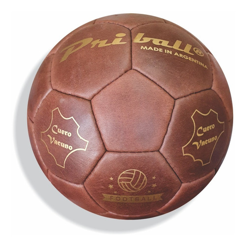 Pelota Futbol Nº5 Cuero Vacuno Original