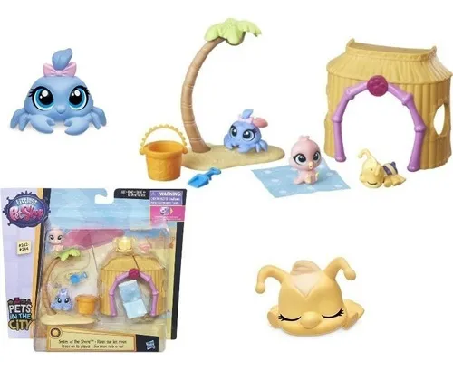 Littlest Pet Shop Risa En La Playa / Picnic En Parque Hasbro