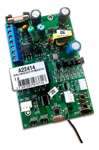 Central De Comando 127/220v Ppa + Capacitor P/ Motor 12uf Frequência 60hz 127/220v