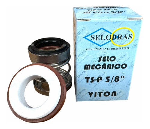 15 Selos Mecânicos 5/8 Tsp Viton Alta Temperatura Até 150°