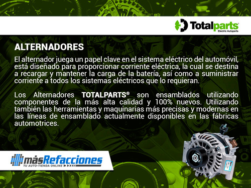(1) Alternador Tipo Valeo 90 Amps Attitude L4 1.6l 03-09