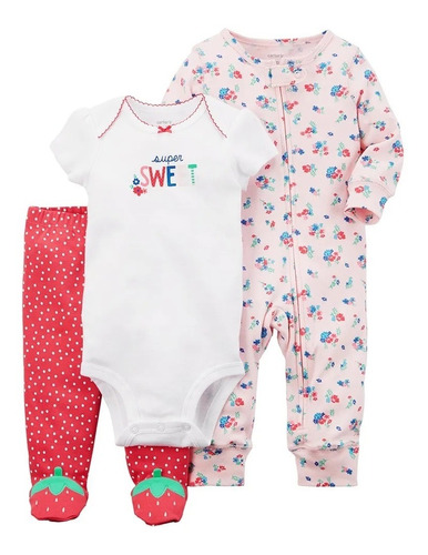 Set Algodon 2 Piezas Carters Pijama 6m - Flaber