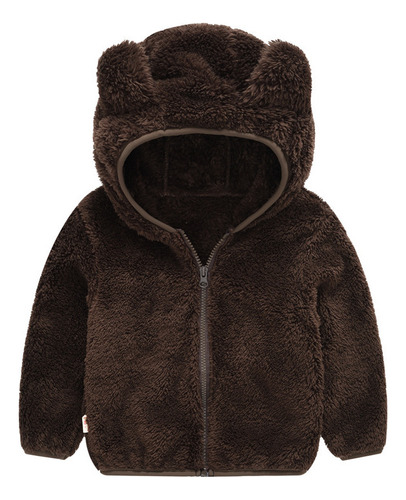 Chaqueta Infantil Niño Oso Invierno Polar Felpa Invierno