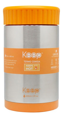 Termo Comida 600 Ml Colores Nuevo & Original Keep
