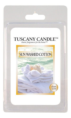 Barras De Fragancia Tuscany Candle, 2.5 Oz, Algodón Lavado A