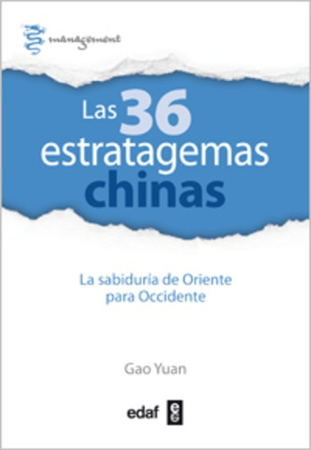 Treinta Y Seis Estratagemas Chinas Las, De Gao Yuan. Editorial Edaf En Español