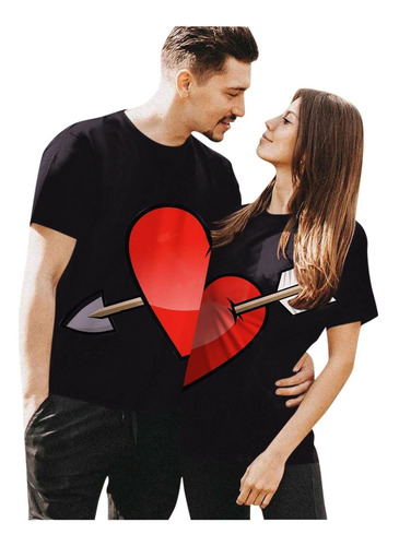 Camisa Juego Para Pareja San Valentin Flecha 1