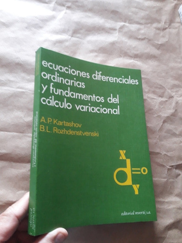Libro Mir Ecuaciones Diferenciales Y Variacional  Kartashov