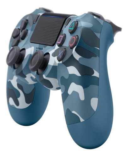 Control joystick inalámbrico Sony PlayStation Dualshock 4 ps4 blue camo