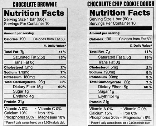 Barras De Proteína Chocolate 20 Piezas 1.2 Kg Kirkland