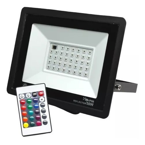 Réflector Rgb 50w Completo Reflector Luz Led