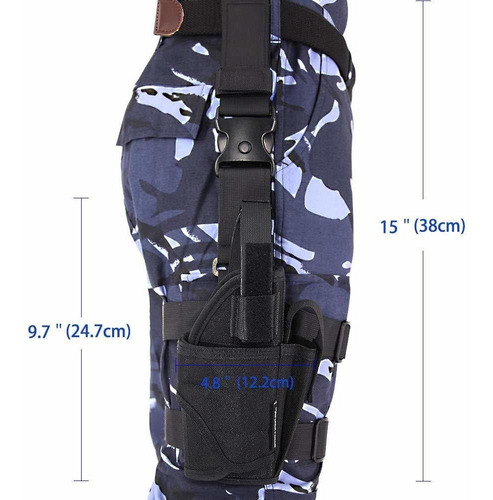 Funda De Pierna Caída, Funda De Pistola Táctica Ajust...