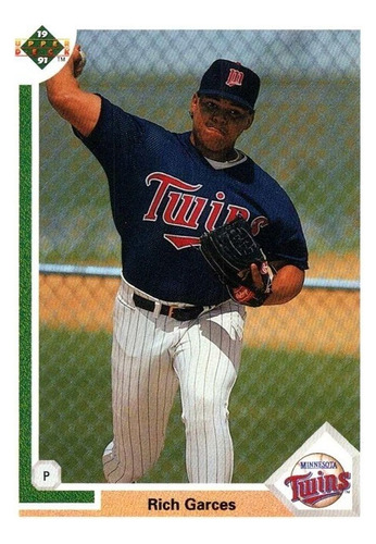 Mlb Richard Garces / Mellizos De Minnesota - Upper Deck 1991