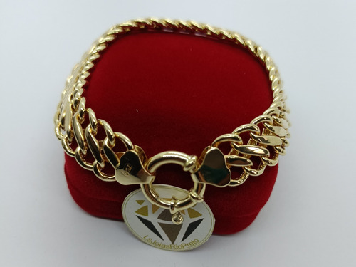 Conjunto Corrente E Pulseira Lacraia Ouro 18k
