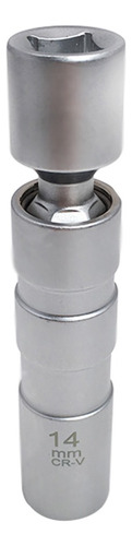 14mm 3/8-inch Swivel 12pt Spark Plug Wobble Socket Se Adapta