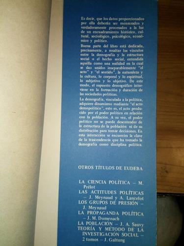 Libro El Poder Político Y La Población Carlos Márquez
